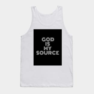 God is my Source Tank Top